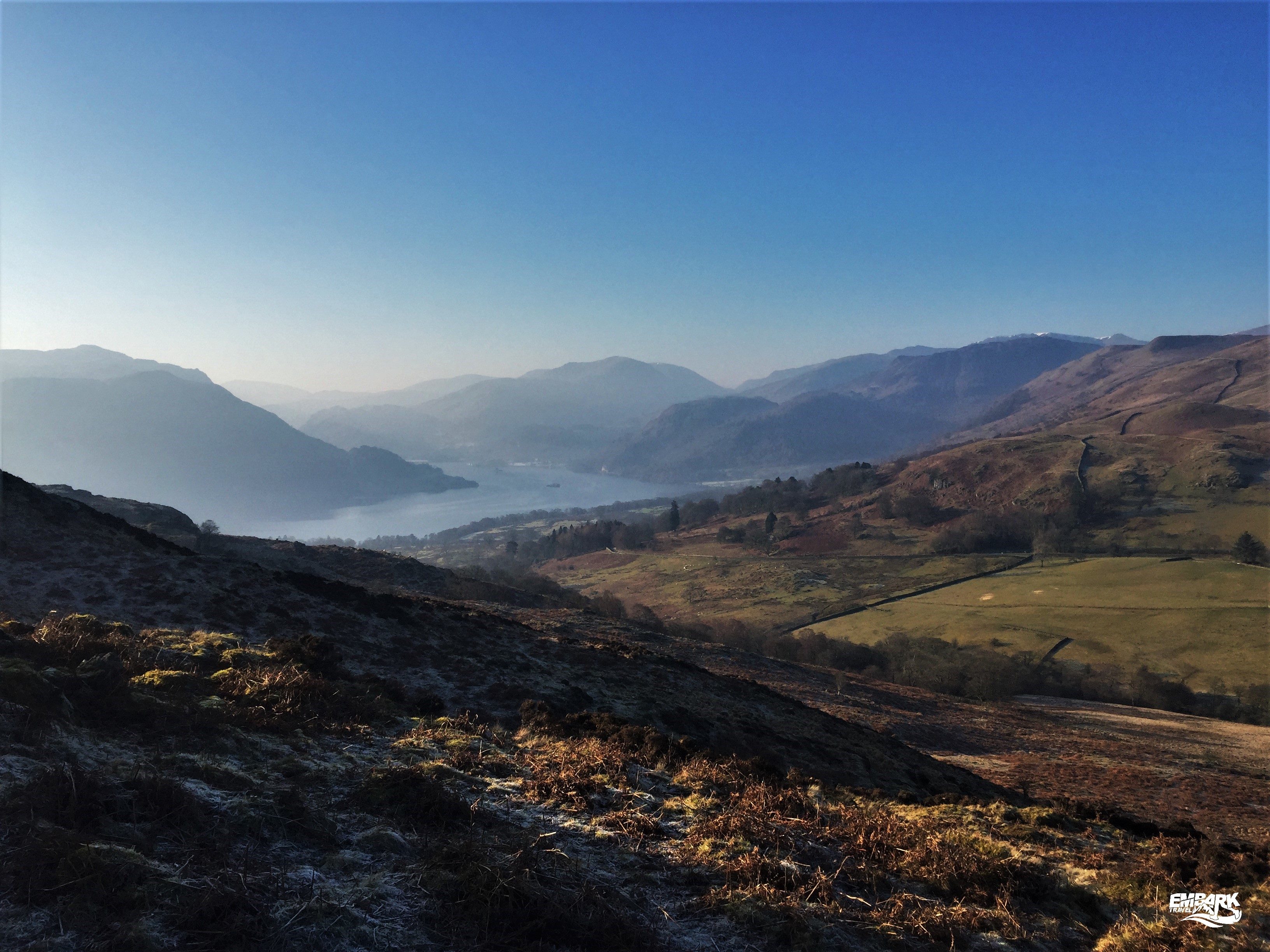 A frosty dawn in the Lake District. 