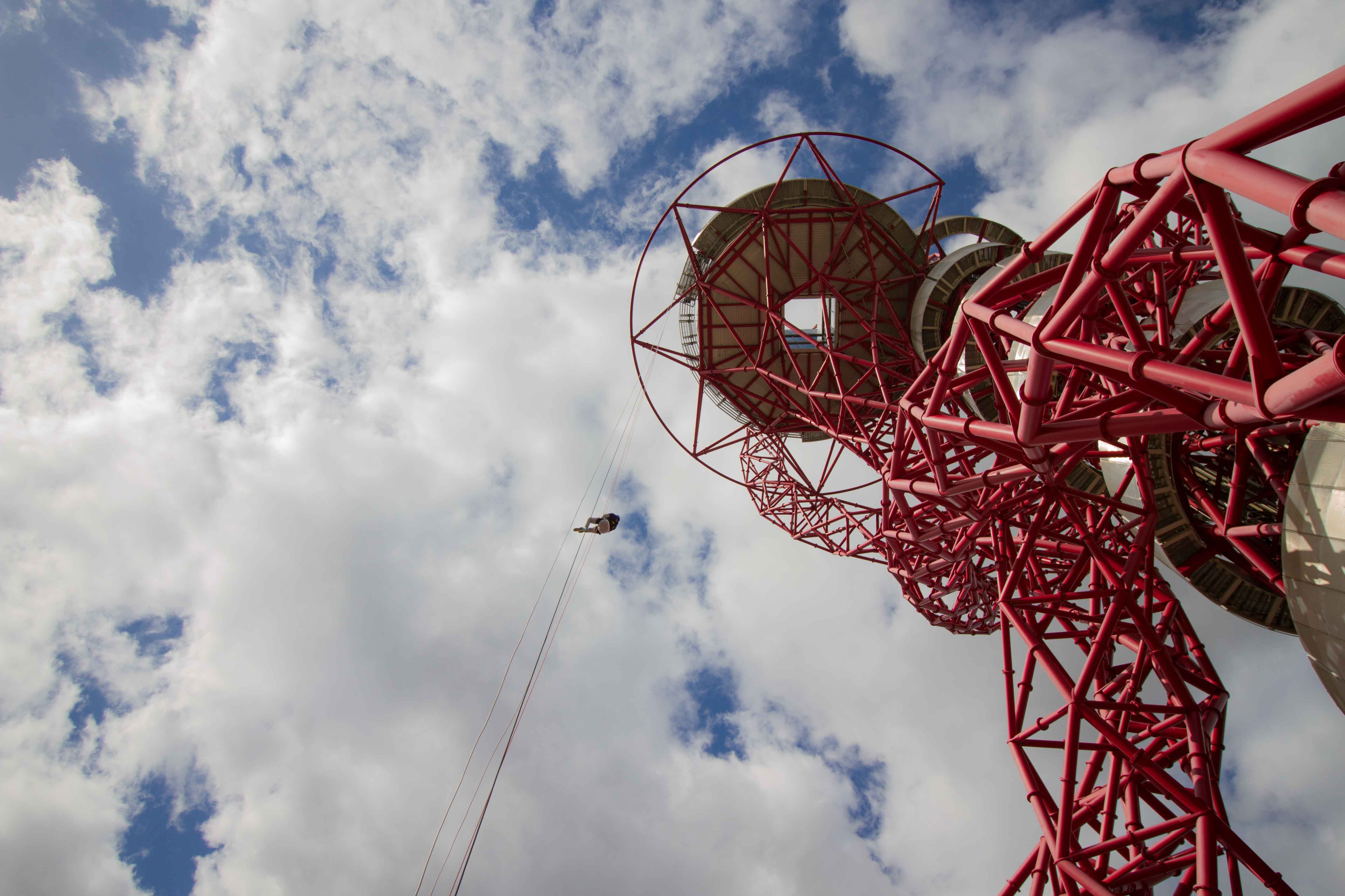 Our 80m Abseil at The ArcelorMittal Orbit